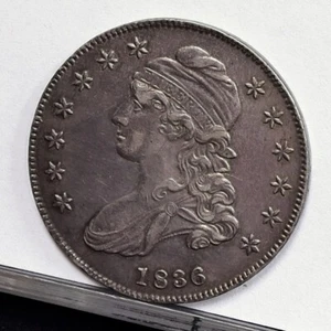 1836/1336 Bust Half Dollar - XF Details, Dark (#53163-J) - Picture 1 of 9