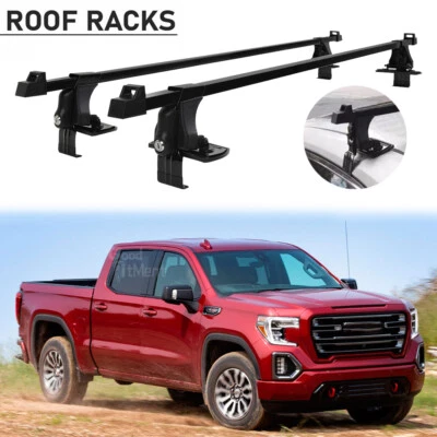 Portaequipajes de carga superior barra transversal techo 54" para GMC Sierra 1500 2019-2024 Foto 1 de 4