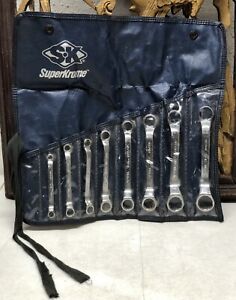 S-K SuperKrome 8pc Metric Short offset Box End wrench Set Vintage USA