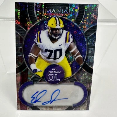 2022 Wild Card AutoMania American Auto Ed Ingram 2/10 Minnesota Vikings - Image 1 of 4