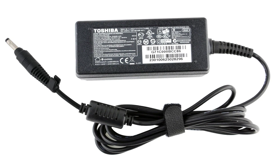 Original 45w AC Adapter Charger Toshiba Chromebook 2 Cb30-b Cb30-b3122 Cb3123