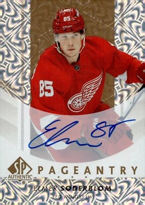 Elmer Soderblom - 2022-23 SP Authentic Pageantry Rookie Autograph Card #P-86 - Image 1 of 2