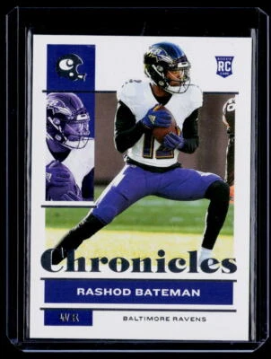 2021 Panini Chronicles #8 Rashod Bateman - Image 1 of 2
