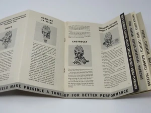 Rare c 1938 Ethyl Motor Clinic Tune-Up Brochure Willys Hudson Ford Nash Gasoline - Foto 1 di 8