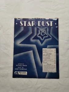 Star Dust 1929 Mills Parish Hoagy Carmichael Vintage Sheet Music Collector Piece - Picture 1 of 5
