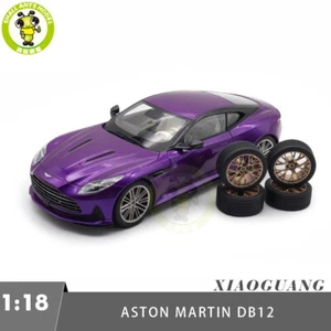 1/18 Aston Martin DB12 DB 12 Purple Diecast Model Toy Car Gifts For Friends - Picture 1 of 16