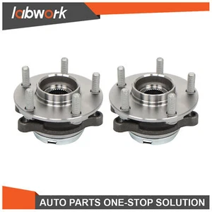 Labwork 2x Front Wheel Hub & Bearings for Nissan Altima 2007-2018 Maxima Murano - Picture 1 of 17