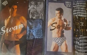6 PK Swan Men Low-Rise Briefs Small 28-30 in Style Modelo #2712 - Picture 1 of 12