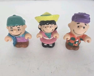 Vintage Snoopy Figures PVC Charlie Lucy Linus 1966 United Feature Syndicate 3qty - Picture 1 of 20
