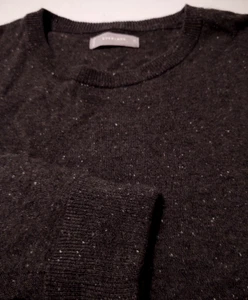 Suéter EVERLANE Para Hombre Cuello Redondo 100% CACHEMIRA XL Gris MOTEADO - Imagen 1 de 6