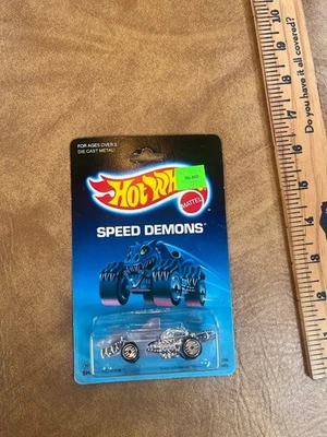 Hot Wheels Speed Demons Sharkruiser serie #3286 1986 gris nuevo en paquete Foto 1 de 4