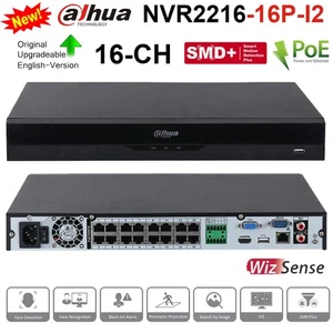 Dahua NVR WizSense AI 16CH 16PoE 2SATA 4K 12MP Video Recorder NVR2216-16P-I2 - Picture 1 of 10