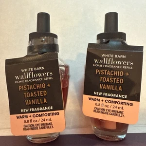 2 x Bath & Body Works BBW PISTAZIEN GERÖSTETE VANILLE Wandblumen Nachfüllpackungen - Bild 1 von 4