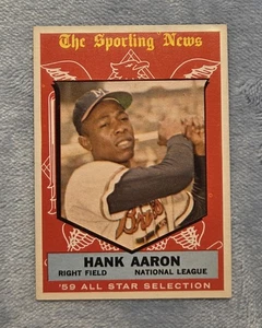 1959 Topps HANK AARON #561. **AMAZING CONDITION** 💯% ORIGINAL - Picture 1 of 5