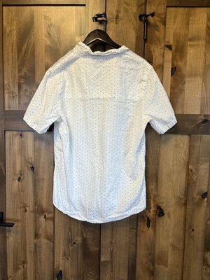 Oakley Men's Short Sleeve Shirt White/Black, Geometric Print, Button-Up Size L - Image 1 of 2