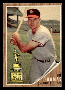1962 Topps Lee Thomas #154 VG Los Angeles Angels - Picture 1 of 2