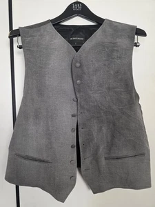 Ann Demeulemeester Men's Wool Gray Vest. Size L. - Picture 1 of 11