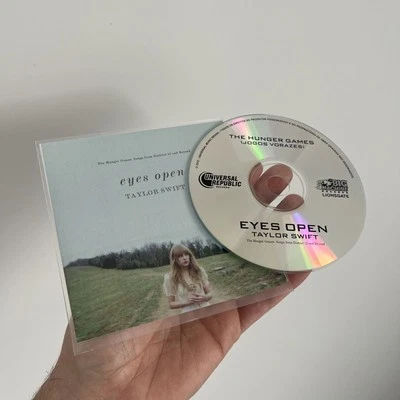 TAYLOR SWIFT "EYES OPEN” RARE NEW BRAZILIAN PROMO CD FROM THE HUNGER GAMES - Image 1 of 4