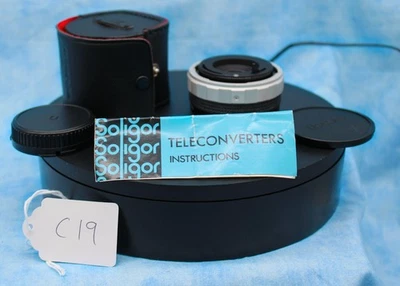 Soligor 2X Teleconverter for Canon FD Lenses – Made in Japan w/ Case - Image 1 of 4