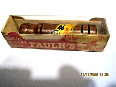 Nice Vintage NIB. Faulk's  P-60 Predator Call - Image 1 of 4