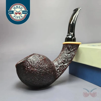 MBSD Briars Modern Masters 2 peces soplados con chorro de arena con pipa de brezo de boj, nuevo Foto 1 de 4