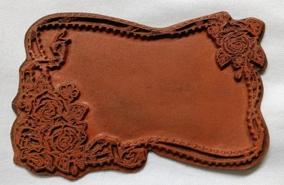 Резиновая этикетка StampedeA801F романтическая граница с розой рамка для картин - Изображение 1 из 3