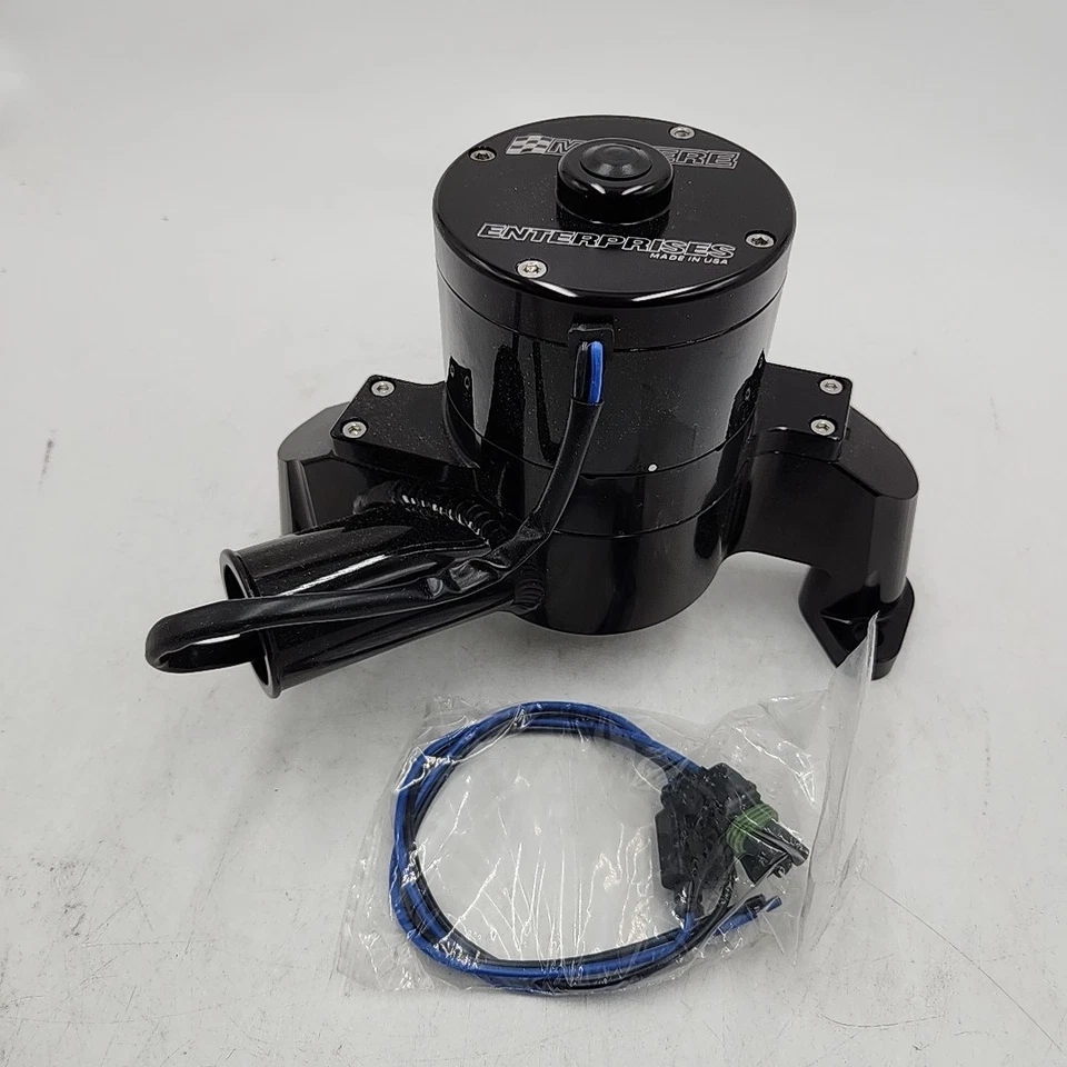 NEW Meziere WP301S High Flaw Electric Water Pump for Small Block Chevy - Image 1 of 4