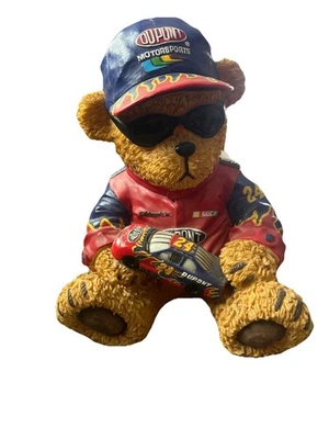 Vintage Nascar Jeff Gordon Bear Figurine Dupont Motorsports #24 Resin Bear 🐻  - Image 1 of 2