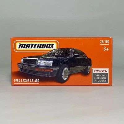 Matchbox 1994 Lexus LS 400 1:64 Scale Diecast Diorama Model Car Black #26 - Image 1 of 4