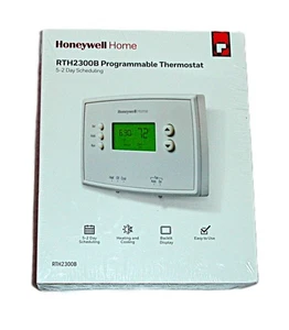 Honeywell Programmable Thermostat 5-2 Day Scheduling RTH2300B - Picture 1 of 3