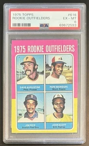 1975 Topps Rookie Outfielders #616 Jim Rice Rookie RC Red Sox PSA 6 EX-MT | HOF - Picture 1 of 2