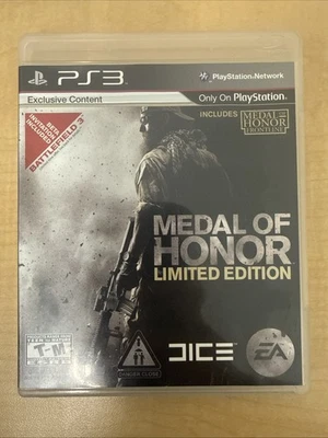 Medal of Honor -- Limited Edition (Sony PlayStation 3, 2010) NO MANUAL - Image 1 of 4