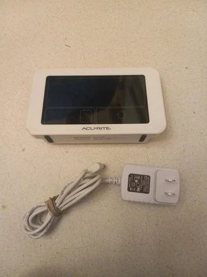AcuRite 13040 Intelli-Time Alarm Clock with USB Charging & Temperature - Image 1 of 4