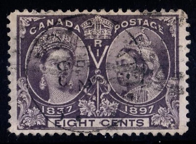 #56 Jubilee 8c Canada used well centered cv $100 - Image 1 of 2
