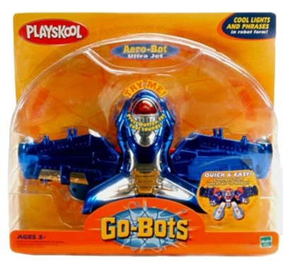 Go-Bots AERO-BOT Ultra-Jet Electronic PLAYSKOOL Robot New Factory Sealed GOBOTS - Image 1 of 3
