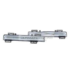 Mercedes C Class 2009-2016 Daytime Running Lamp DRL Pair Left & Right - Picture 1 of 12