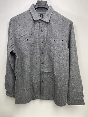 Howe No. 65 Button Up Shirt Mens XL Heather Gray Long Sleeve Casual Cotton - Image 1 of 3