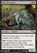 Japanese Nim Devourer - Foil ~ Near Mint Mirrodin Foreign MTG Magic UltimateMTG