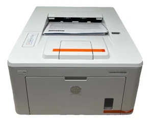 HP LASERJET PRO M203DN STAMPANTE LASER APERTA MAI USATA FRONTE/RETRO RETE, 28PPM - Foto 1 di 3