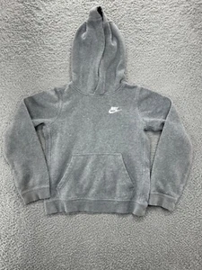 Nike Kids Boys Pullover Hoodie Heather Gray Active Jacket Size Small Youth - Picture 1 of 7