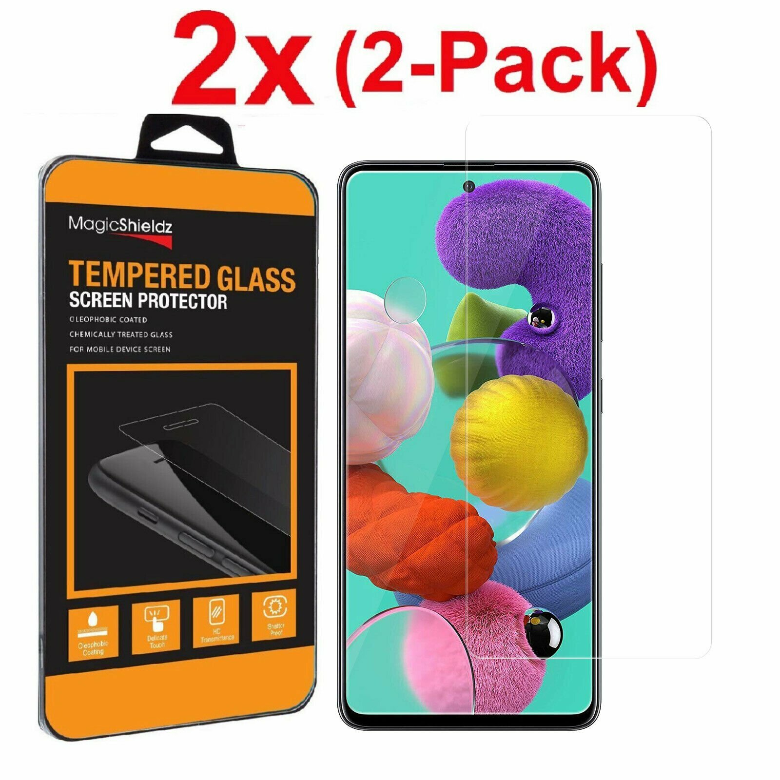2 x Tempered Glass Screen Protector For Blu View 2 B130DL / B131DL eBay