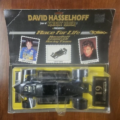 KNIGHT RIDER DAVID HASSLEHOFF Arie Luyendyk Lola T-8600 Indy Car Race For Life  - Image 1 of 4