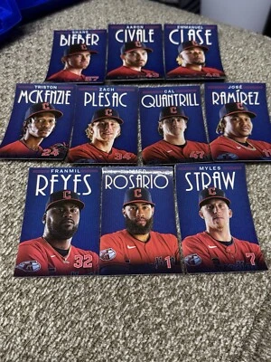 Cleveland Guardians 2022 Juego de Diez Imanes para Jugadores MLB Béisbol Foto 1 de 4