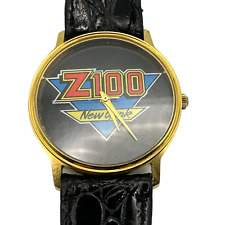 Z100 Radio Station New York Wristwatch Quartz 31 mm Genuine Leather Band