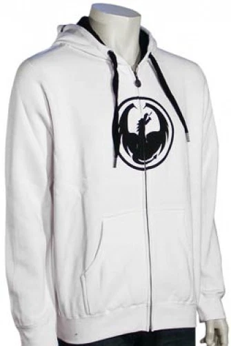 Dragon Corp Zip Hoody - White - New - Изображение 1 из 1