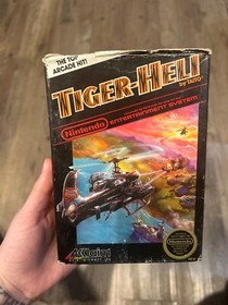 Aut&eacute;ntico carro de trabajo NES Tiger-Heli CIB probado en juego completo