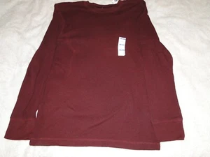 Old Navy burgundisches Langarm-T-Shirt - Herren M - NEU - Bild 1 von 4