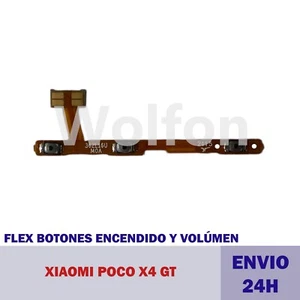 FLEX ENCENDIDO Y VOLUMEN XIAOMI POCO X4 GT 22041216G Botones Power envio 24h - Imagen 1 de 1