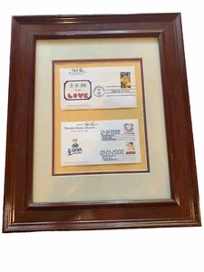 US Senator Carl Levin MI 2 Signed Framed FDCs First Issue Stamps Unique History - Foto 1 di 16