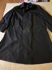 Vintage Channel Jacket Mens Black Jacket Size 42 Long Dacron Polyester/Cotton